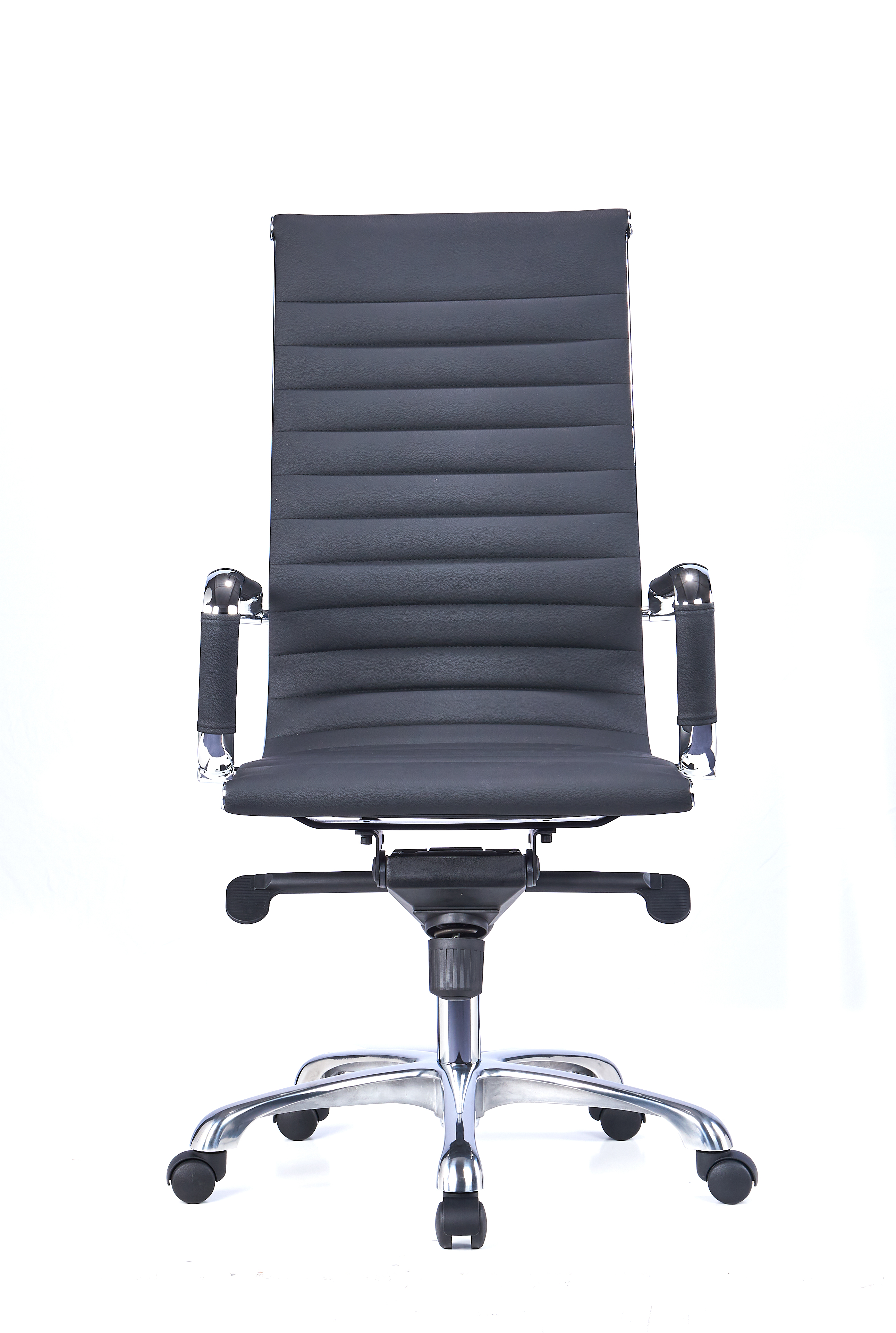  - back leather chairs