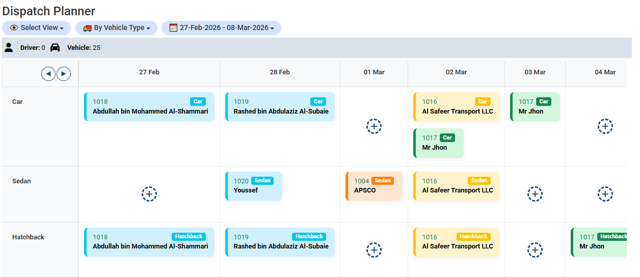 How to Assign Driver & Vehicle from Dispatch Planner