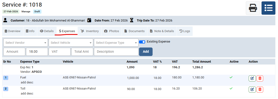 add a services in Futex Logix