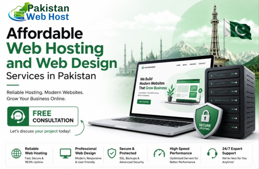 Affordable Web Hosting and Web Design Services in Pakistan | Free Consultation