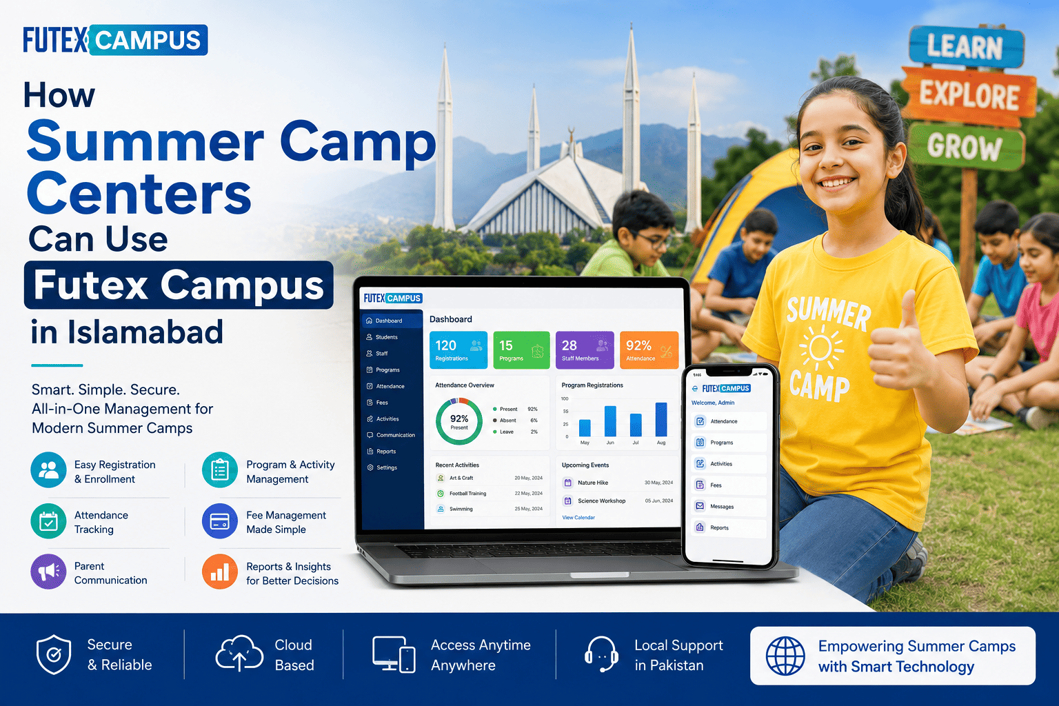 How Summer Camp Centers Can Use Futex Campus in Islamabad - Futex Campus