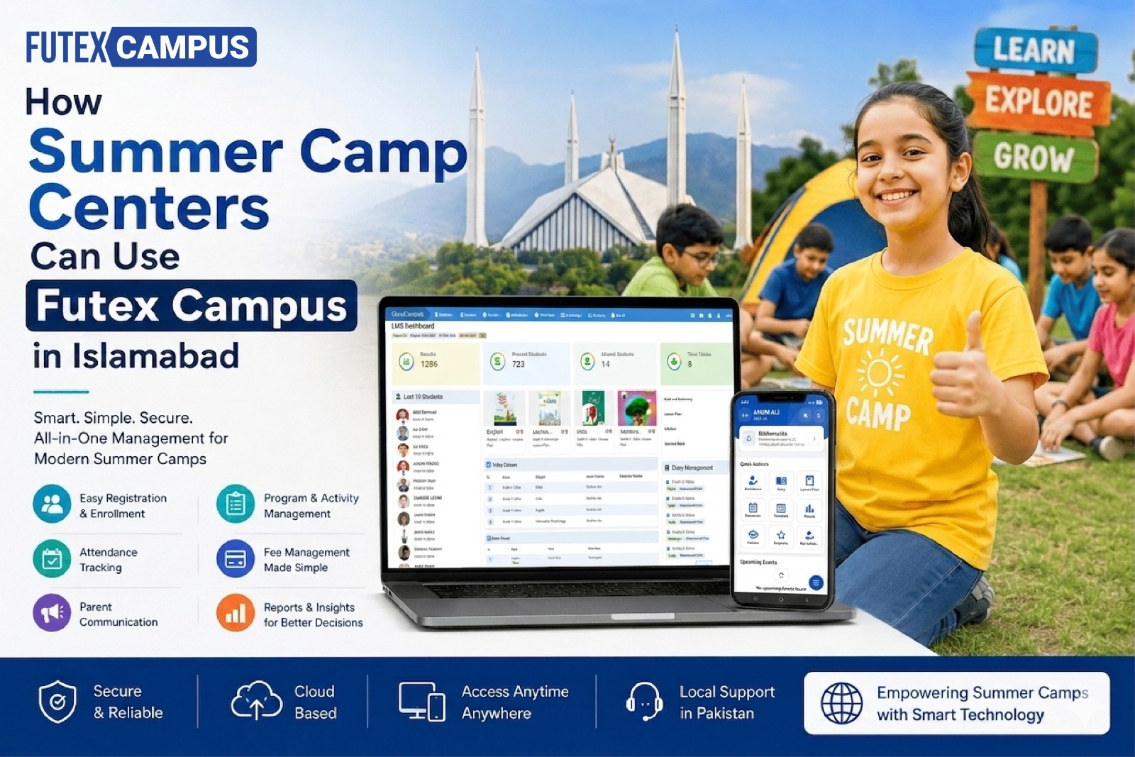 How Summer Camp Centers Can Use Futex Campus in Islamabad - Futex Campus