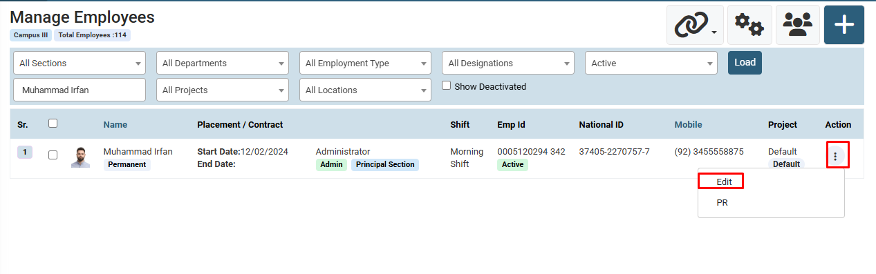 How to Manage Employee Profile