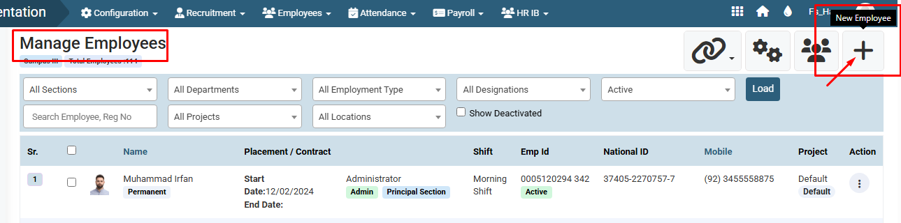 How To Add New Employee
