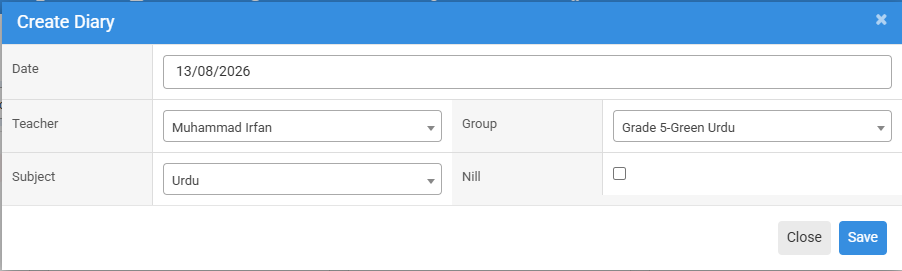 How to Add Diary