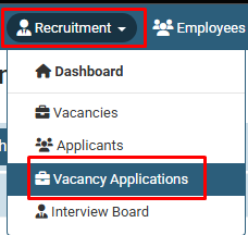 How to Add New Vacancy Applications