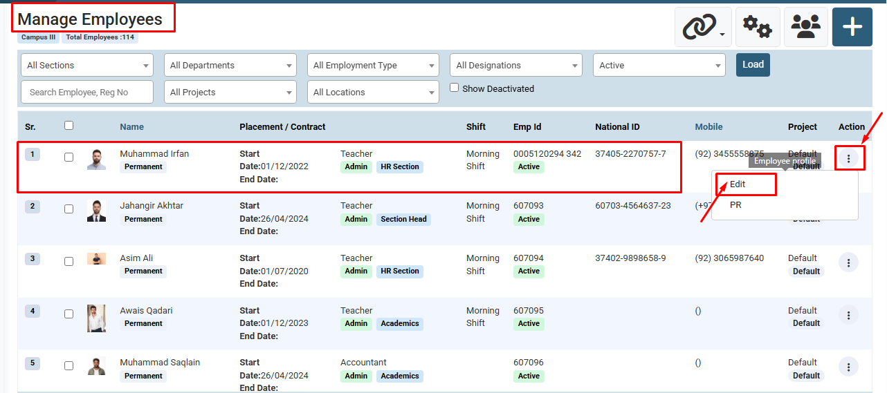 How to Update Employee Experience & Education 