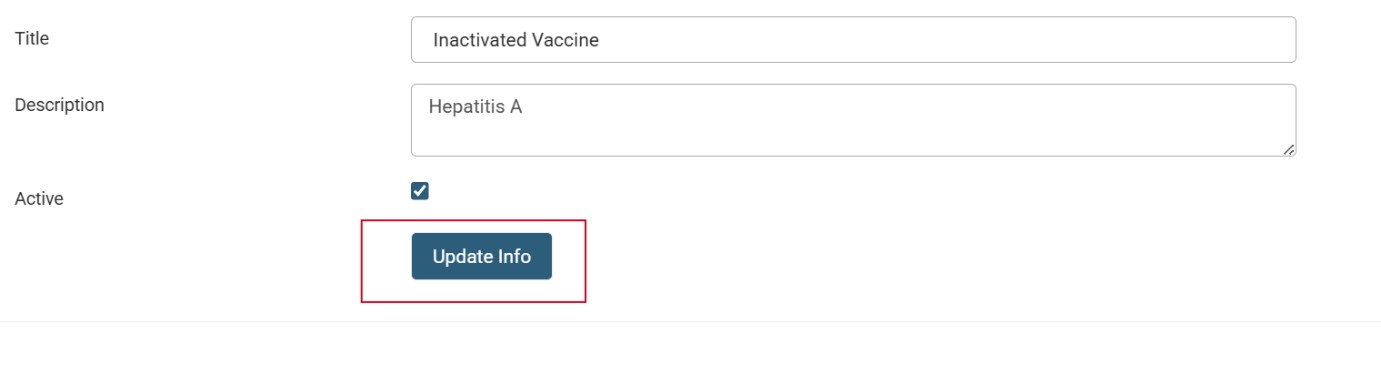 How To Update Vaccination Record