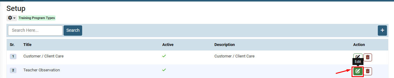 How To Update Training Program Type