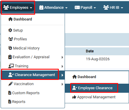 How to Add Employee Clearance