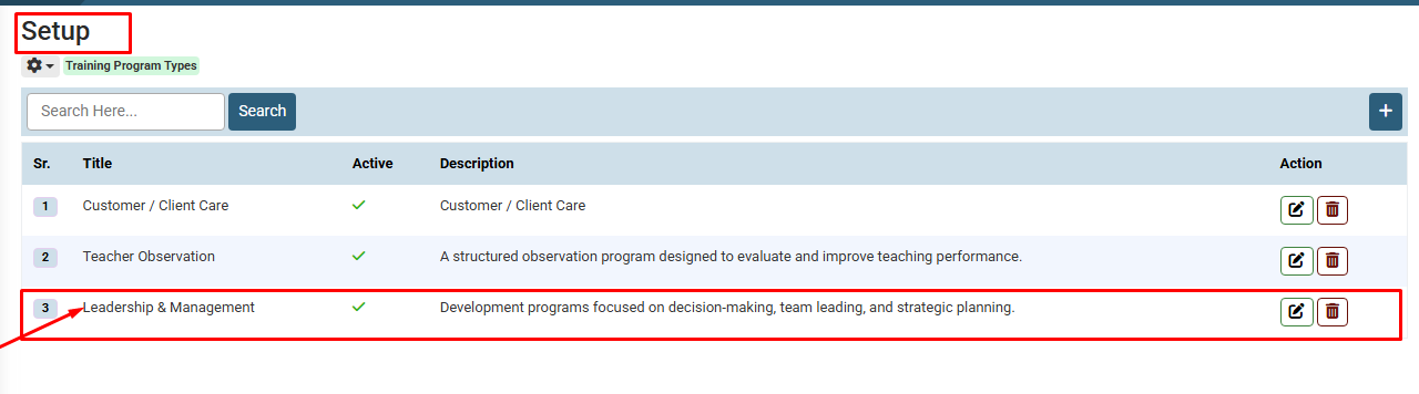How to Add New Section in Training