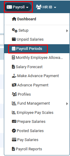 How to Update Payroll Period