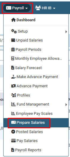 How to Create Batch for Preparing the Salary
